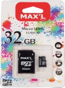 MAXL micro SD kaart 32GB
