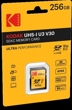 Kodak SD 256GB UHS-I U3 V30 Ultra