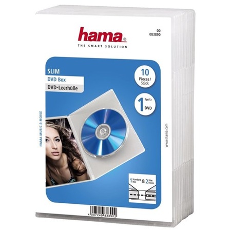 Hama DVD jewel case 10-pack