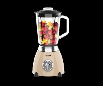 GLASS JAR BLENDER RETRO 1.5L,500W BIEGE