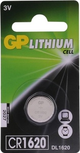 CR1620 GP Lithium knoopcel 3V 1 stuk