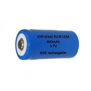 Rechargeable CR123 3v Li-on 1300mAh
