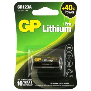 CR123A batterij GP Lithium PRO 1 stuk