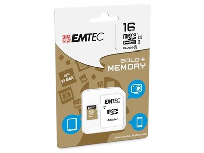 Emtec mSD 16GB UHS-I U1 EliteGold (micro SD 16GB)